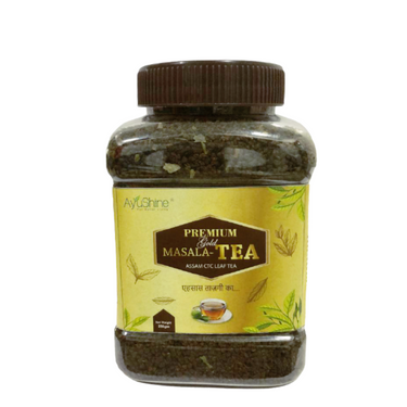 AYUSHINE Premium Gold Masala Tea – Aromatic Herbal Blend for Health & Refreshment
